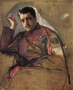 Valentin Serov Portrait of Sergei Diaghilev oil painting reproduction